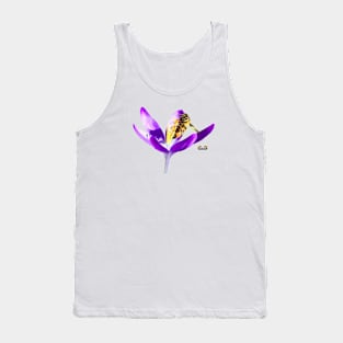 Honey bee / Swiss Artwork Photography Tank Top